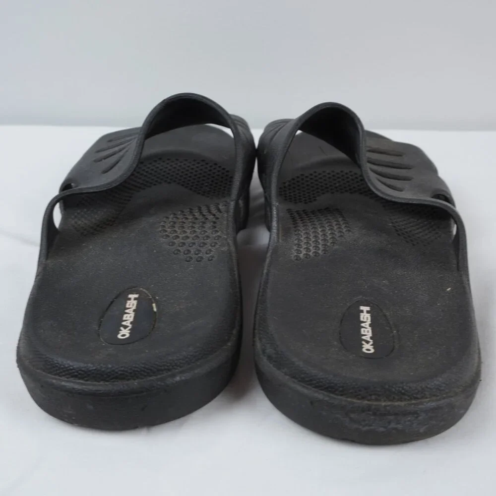 Okabashi Eurosport Unisex‎ Black Sandals Size LL Men's 9/10 Women's 11/12